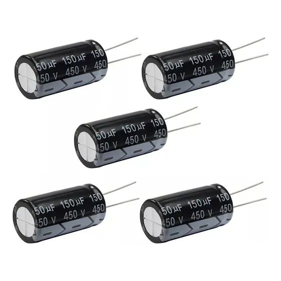 Capacitor Eletrolítico 150uf X 450v - 5 Peças