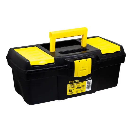 Caja De Herramientas 13 20602 Pretul Mihaba Color Amarillo Y Negro