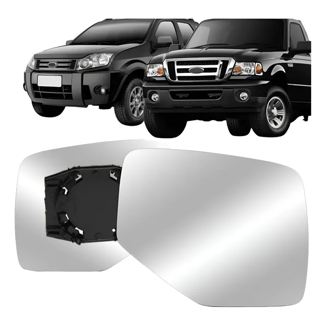 Lente Espelho Retrovisor Ecosport Ranger 2008 2009 10 11 12