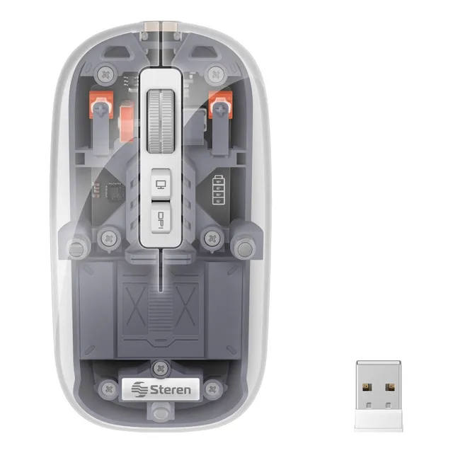 Mouse Bluetooth/ Rf, Multiequipo Con Baterí­a Recargable 800