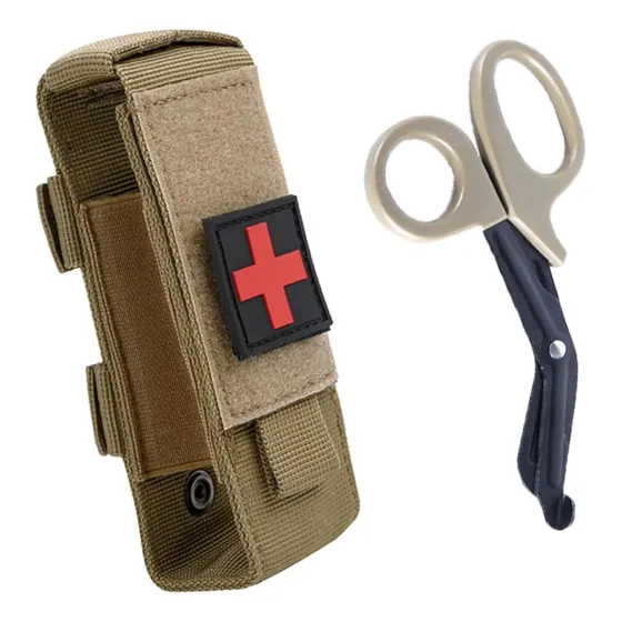 Torniquete Tactico Emergencia, Con Pouch Y Tijeras,bombero