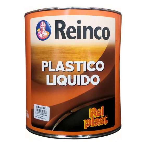 Plastico Liquido Exterior Marino Mate De Galon Reinco