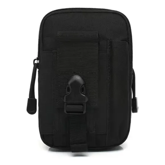 Bolso Canguro Cartera Pequeño Tela Impermeable Multiusos 