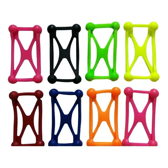 03 Capinha Bumper Capa Universal Silicone Celular Bolinhas