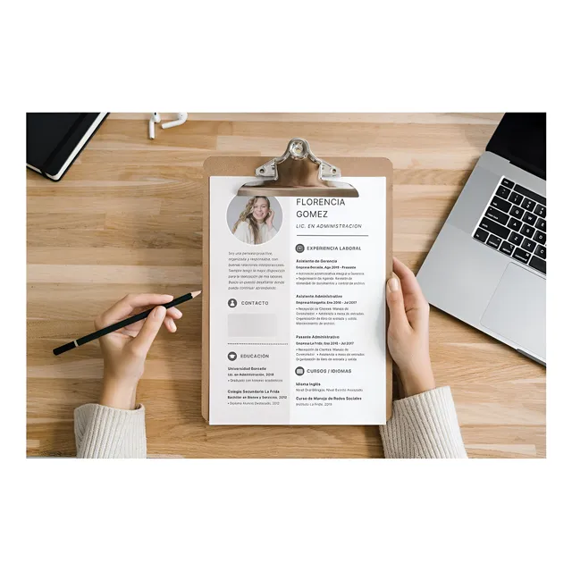Currículum Vitae Profesional Personalizado