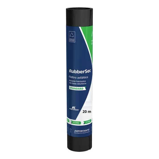 Ruberoid Fieltro Aislante Liviano Rubbersec Asfaltico Techo