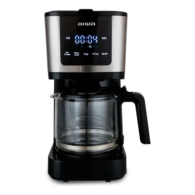 Cafetera De Filtro 10 Tazas Aiwa Aw-cd9423 Jarra De Vidrio N