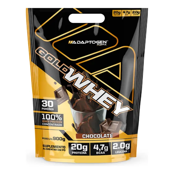 Suplemento Em Pó Adaptogen Science Alimentar Gold Whey 100%
