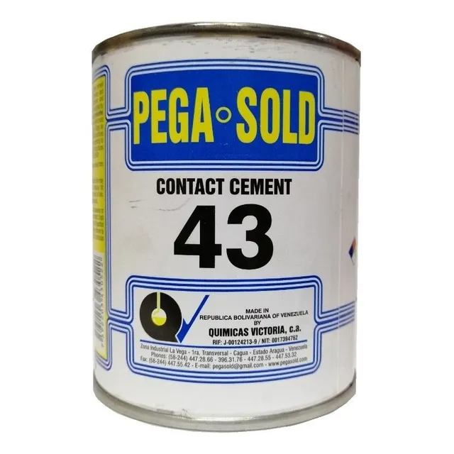 Pega Amarilla Pega Sold 43 Pega Formica 1/8 Gal