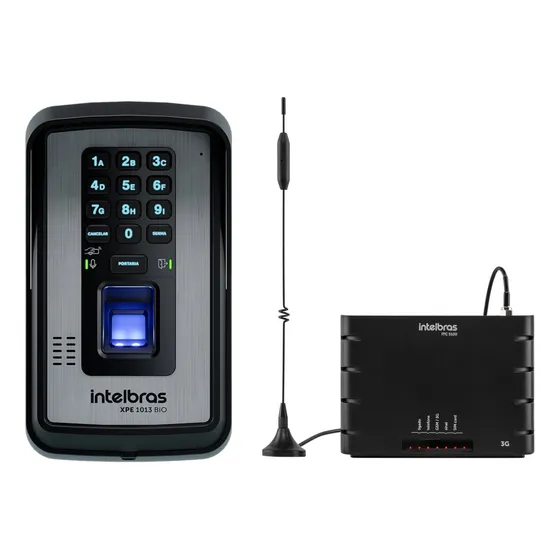 Interfone Sem Fio Gsm Para Condomínio Porteiro Com Biometria