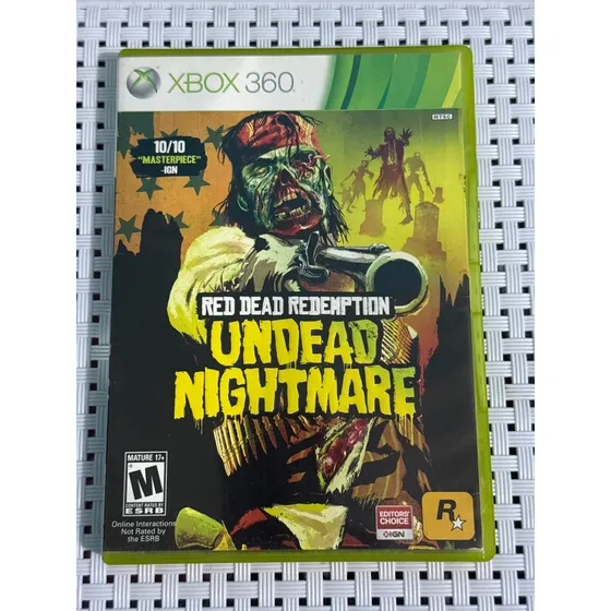 Red Dead Redemption Undead Nightmare Xbox 360 Completo Mapa