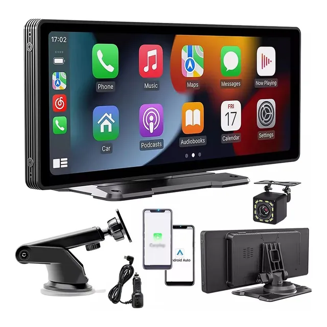 Pantalla Hd Carplay Y Android Auto Inalámbrica