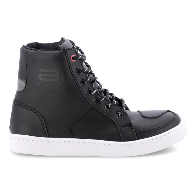 Zapatillas Para Moto Protecciones Bozaki Negra Bota Vxv