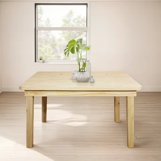 Mesa Comedor Vintage Madera Pino 120x70 Maciza Bar Oferta