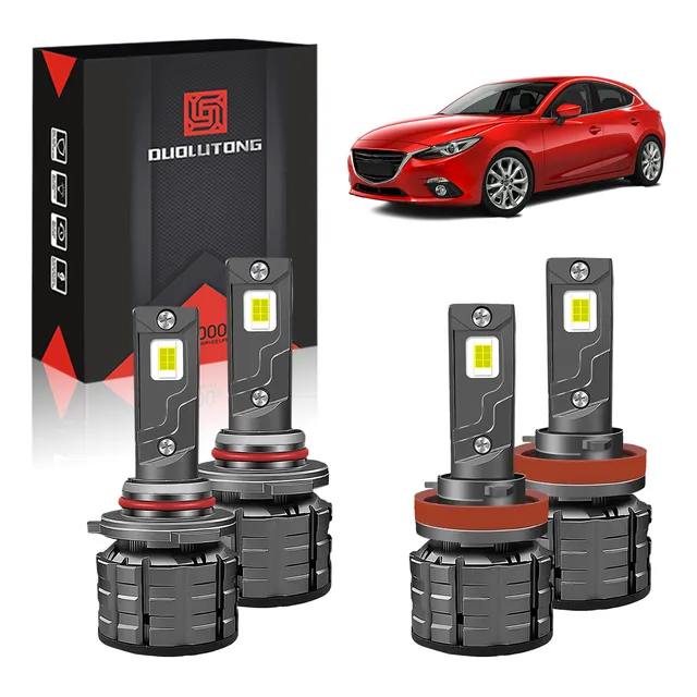 Focos Led 9005 H11 Para Mazda Luz Alta Y Baja 3570 Csp