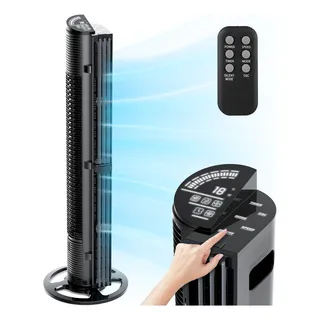 Ventilador De Torre Silencioso 75w Vento Super Forte 127v Preto, Rotação 60° Com 3 Modos E 6 Velocidades De Ar, Sono Profundo E Temporizador De 15 Horas, Com Caixa De Aromaterapia Ventilador De Torre Silencioso 75w Vento Super Forte 127v Preto, Rotação 60° Com 3 Modos E 6 Velocidades De Ar, Sono Profundo E Temporizador De 15 Horas, Com Caixa De Aromaterapia