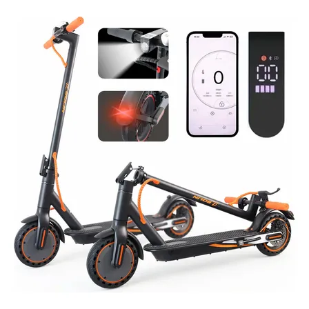 Patinete Elétrico Bolin Xm01 Adulto Com Motor 500w, Autonomia De 25km E App Bluetooth Preto