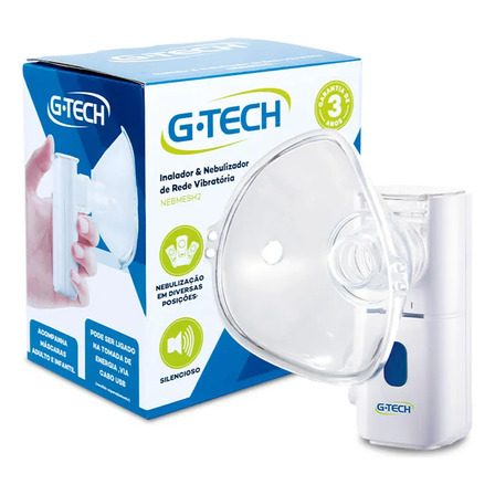 Nebulizador Inalador Infantil Rede Vibratória Portátil Gtech Nebulizador Inalador Infantil Rede Vibratória Portátil Gtech