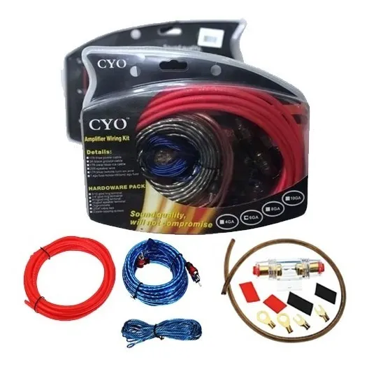 Kit Cable Potencia Auto Completo Porta Fusible Rca