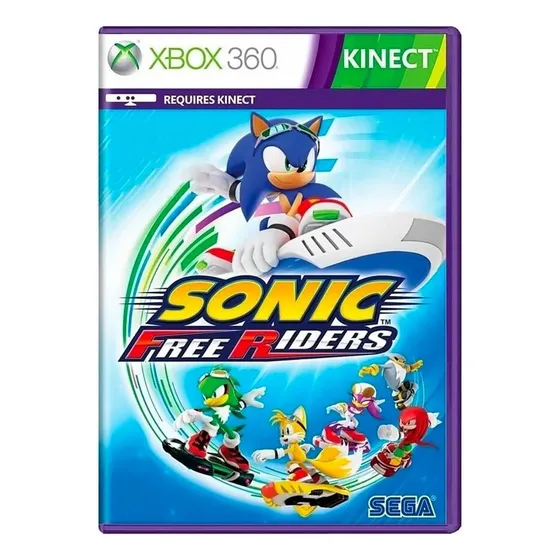 Jogo Kinect Sonic Free Riders Xbox 360 Mídia Física