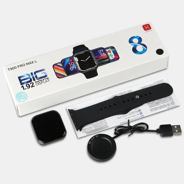 Smart Watch T900 Pro Max L Serie 8 Ip68 (sumergible 1m Prof)