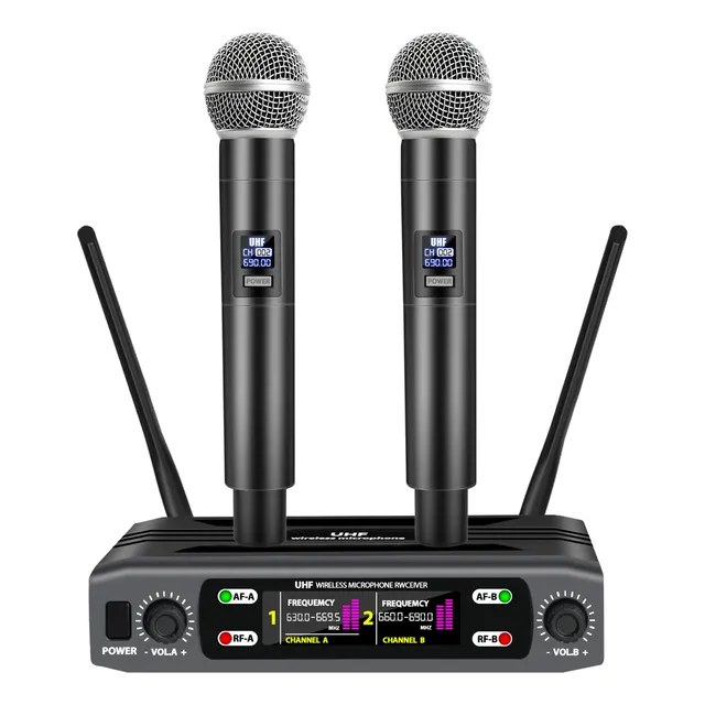 Micrófonos Inalámbricos Uhf Micrófono Dinámico Cantante