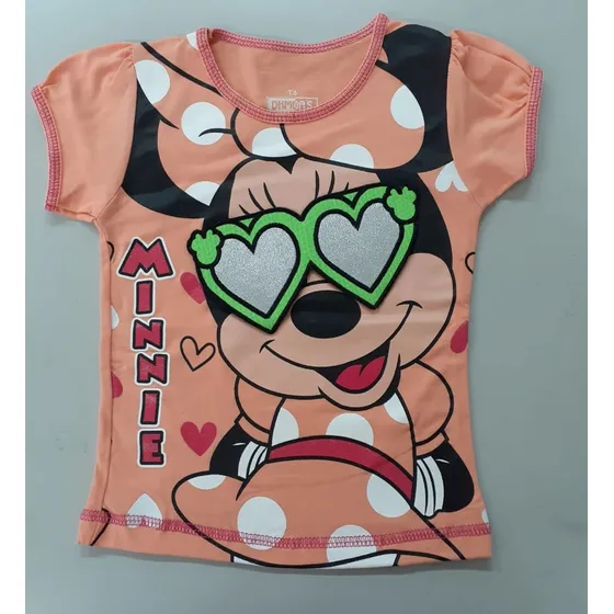Camisas Franelas Niñas Minnie Super Heroes Marvel Disney Lig