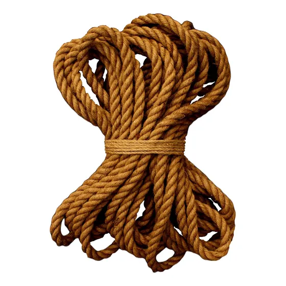 16mm Cuerda Yute Mecate Grueso Hilo Natural Manualidad 20m Chocolate