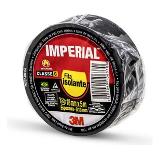 3m Fita Isolante Preto 10 Unidades 5mx18mm 3m Fita Isolante Preto 10 Unidades 5mx18mm