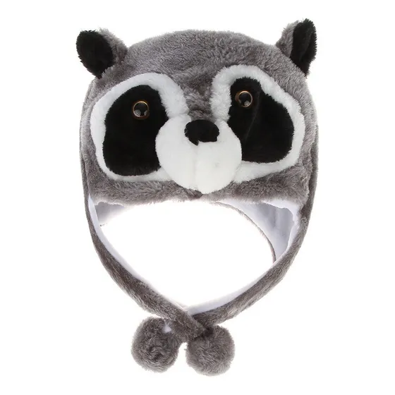 Xy Precioso Sombrero De Mapache Protección De Oído Sombrero