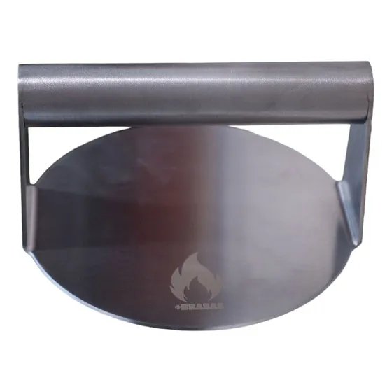Smasher Prensa +brasas Para Hamburguesas Acero Inox Ø14cm