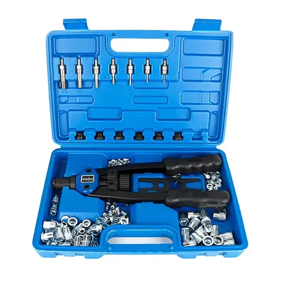 Kit Remachadora Tuerca Mandril M3-m12 Remache Ciego 110pzs