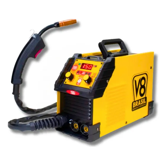 Máquina Solda Multiprocesso Mig / Tig / Mma 150i V8 Cor Amarelo