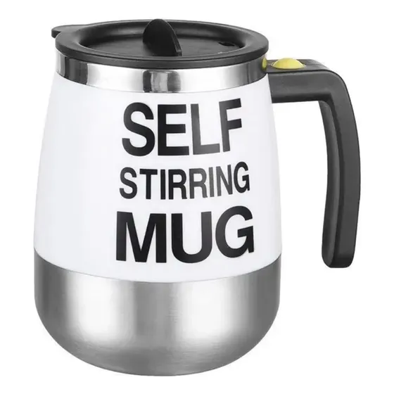 Taza Batidora Automatica Termica De Acero Self Stirring Mug