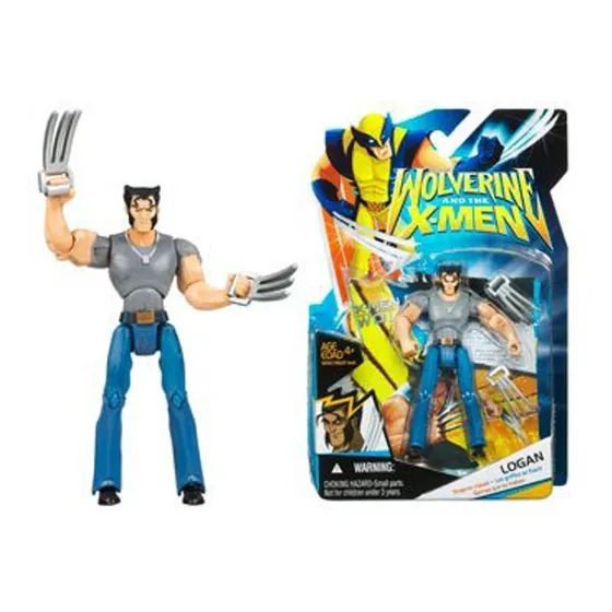  Hasbro X-men Wolverine Animated Action Figure Logan