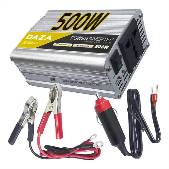 Inversor De Corriente Eléctrica Daza 500w Conversor Convertidor 12v A 220v Power Inverter Para Auto