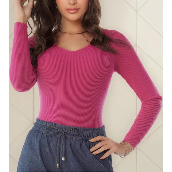 Buzo Valeria Fucsia Para Mujer Croydon