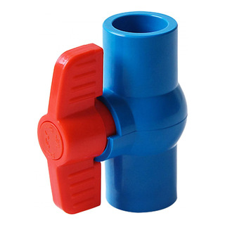 Válvula De Bola De Pvc Mango En T Válvula De Azul 20mm Válvula De Bola De Pvc Mango En T Válvula De Azul 20mm