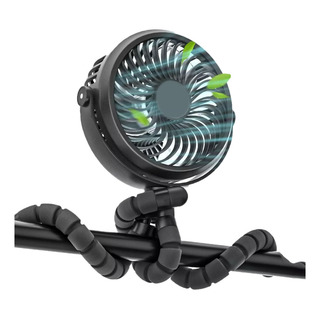 Mini Ventilador Recargable Flexible Adir Negro 12374 Mini Ventilador Recargable Flexible Adir Negro 12374