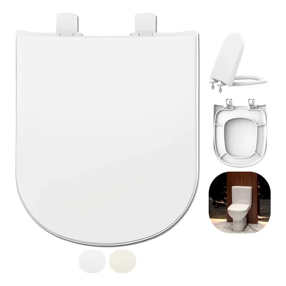 Assento Tampa Vaso Vogue Para Deca Reforçado 1.6gpf 6lpf