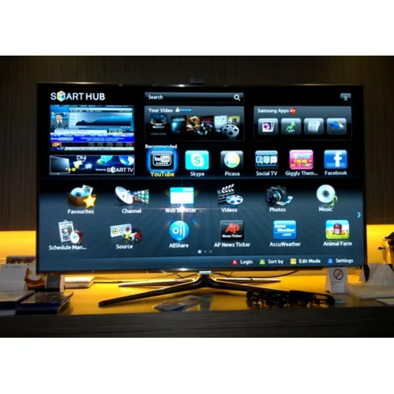 Tv Samsung 55 Smartv 3d Led Hdtv Un55d8000 Us 1080p Lcd Led