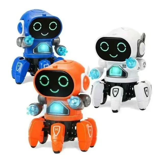 Robot Bailarín, Musical Y Con Luces
