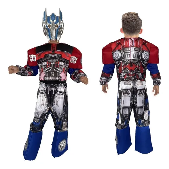 Disfraces De Robot Con Careta - Traje De Camión - Cosplay Halloween Prime - Vestuario Transformer Optimus - Disfraz Auto Bot - Trajes De Transformers
