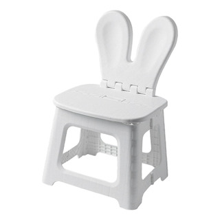 Taburete De Baño Taburete Plegable Con Respaldo Conejo Taburete De Baño Taburete Plegable Con Respaldo Conejo