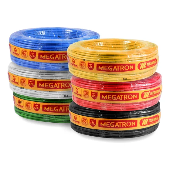 Fio Cabo Flexivel Cobre 6 Mm Rolo De 100 Metros  Megatron