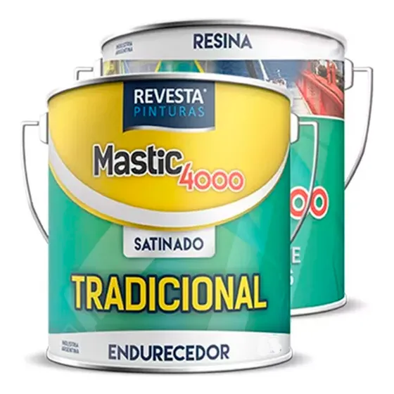 Revesta Mastic 4000 Blanco 8 Lts Epoxi Autoimprimante