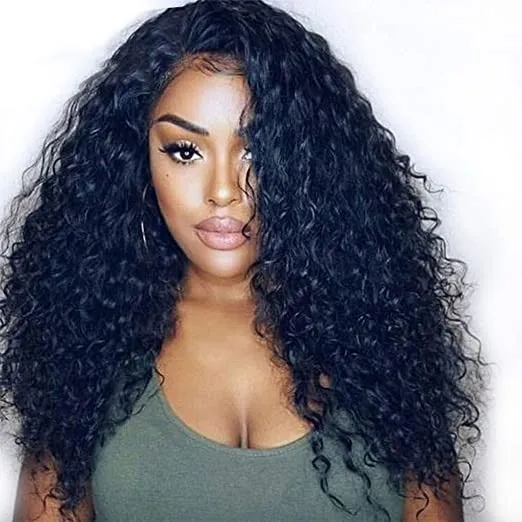 Cortina De Pelo Rizado Orgánicas Afro 4,50 Metros Reales !! Color Negro #1