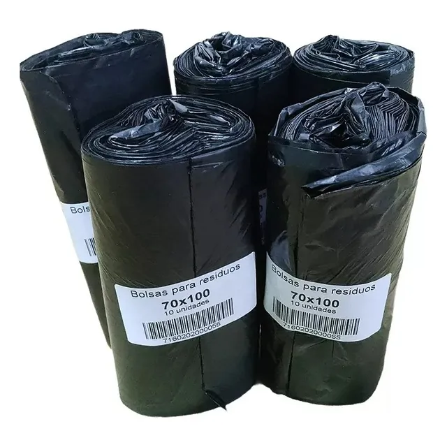 Pack 5 Rollos Bolsas Residuo 70x100 - 10u C/u
