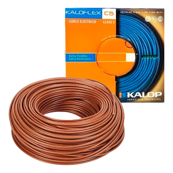 Cable Unipolar Kalop Normalizado 2.5mm X50 Metros C5