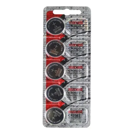 Maxell 5 Unidades 2032 Litio